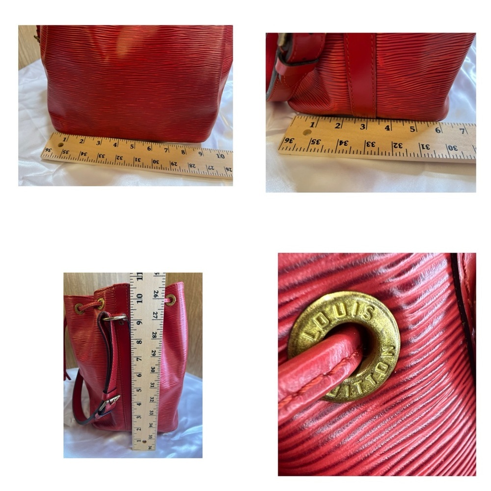 Louis Vuitton Epi Noé Bucket Bag in Castillan Red - Picture 8 of 15
